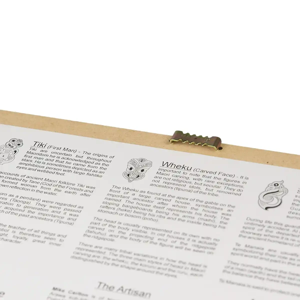 Medium framed Māori artwork