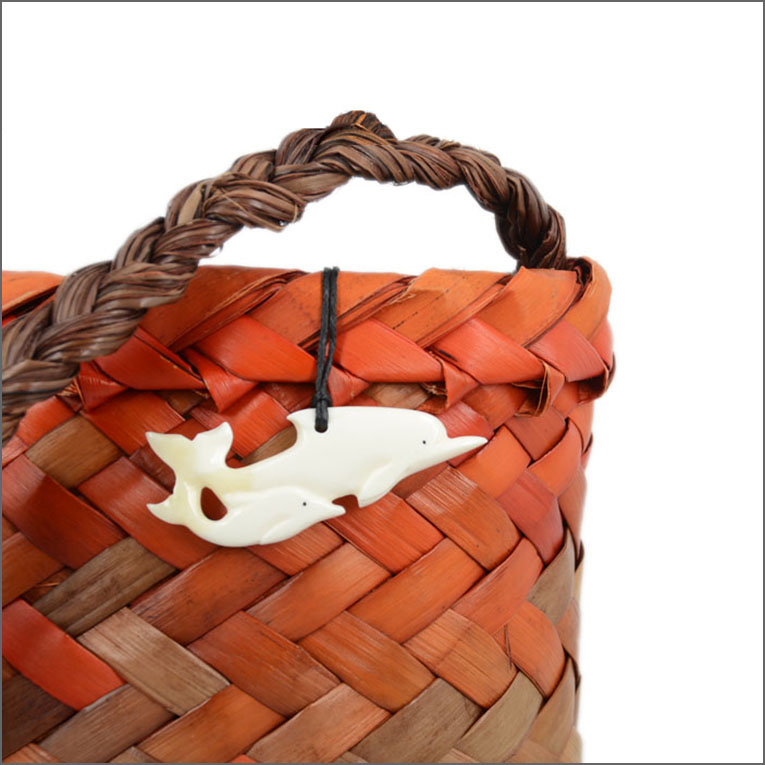 Dolphin with calf pendant