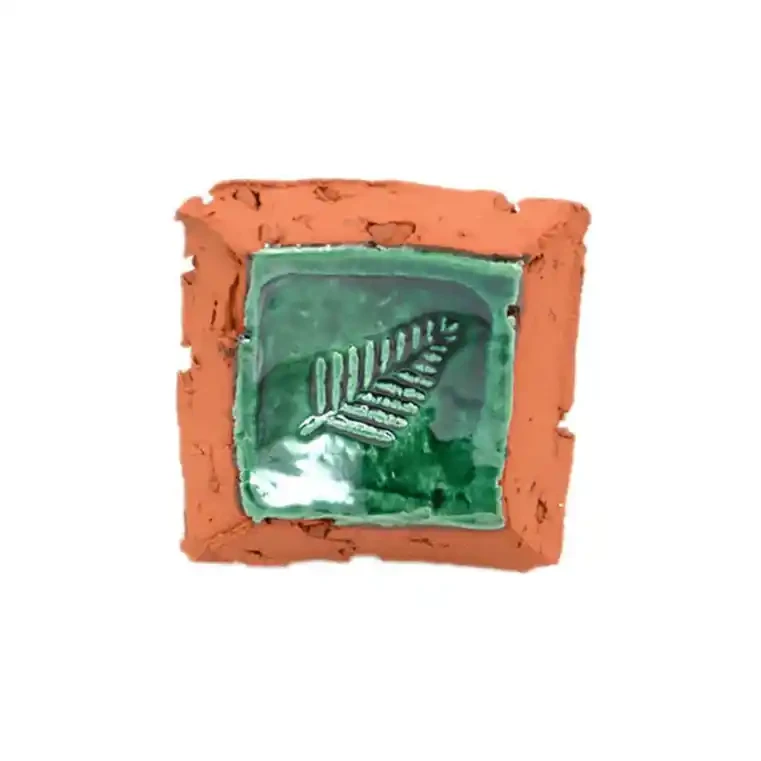 Fern ceramic wall hanger