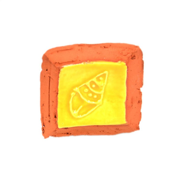 Shell ceramic wall hanger