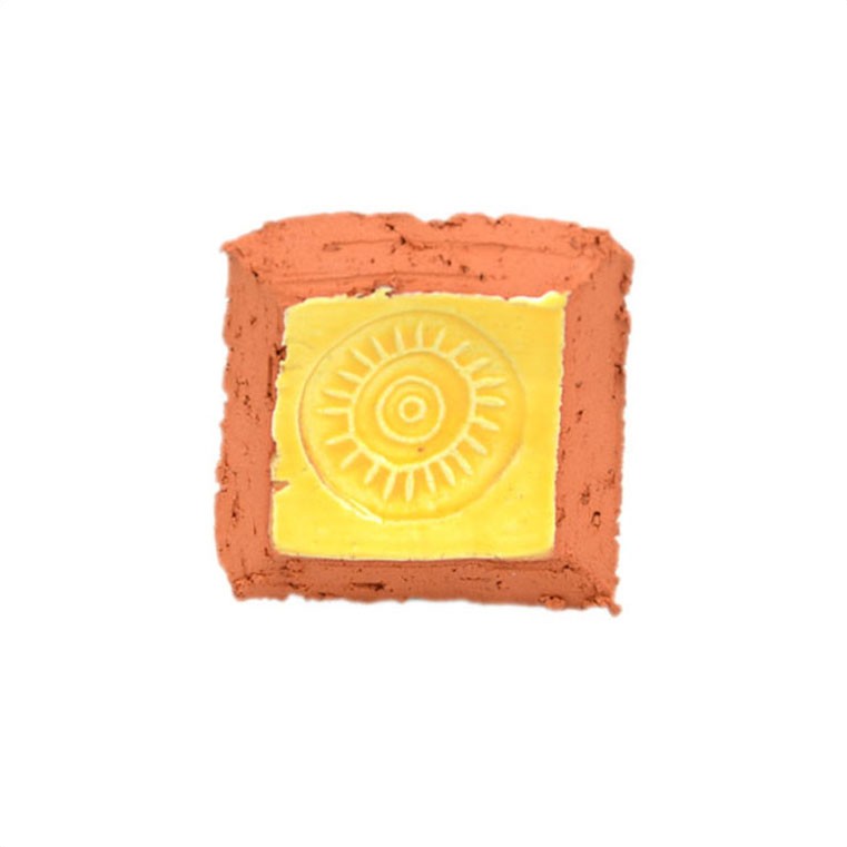 Sun ceramic wall hanger