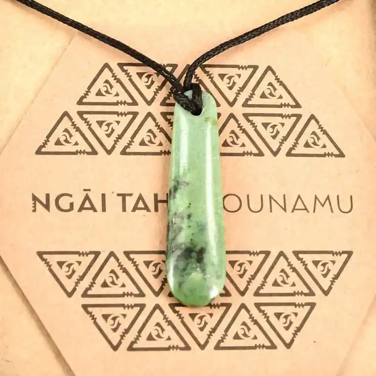 Authentic greenstone roimata, drop pendant