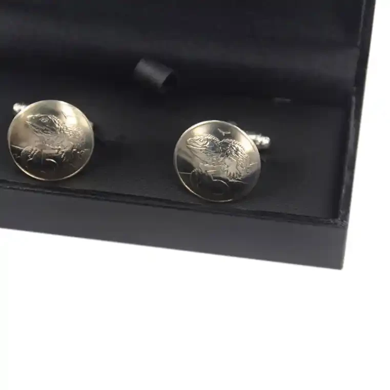 Coin cufflinks: Five cent