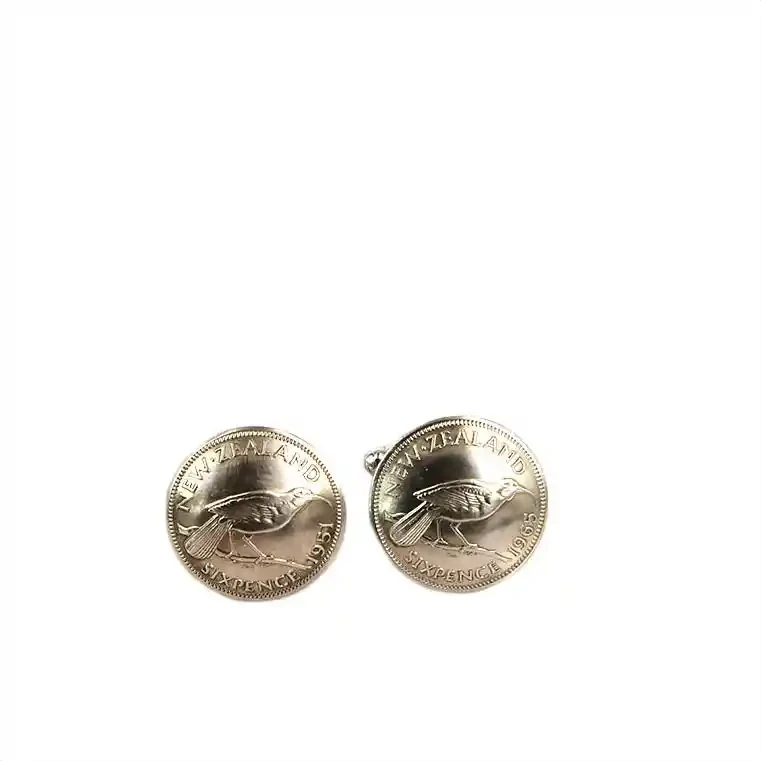 Sixpence coin cufflinks