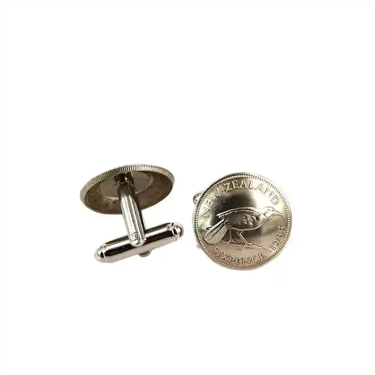 Sixpence coin cufflinks