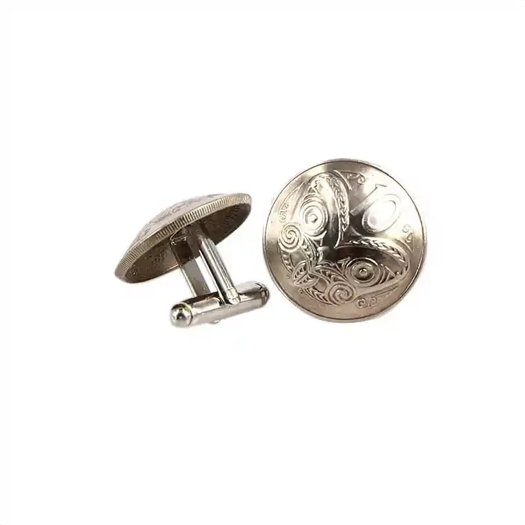 Coin cufflinks: Ten cent