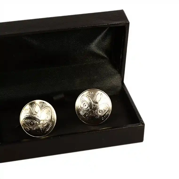 Coin cufflinks: Ten cent
