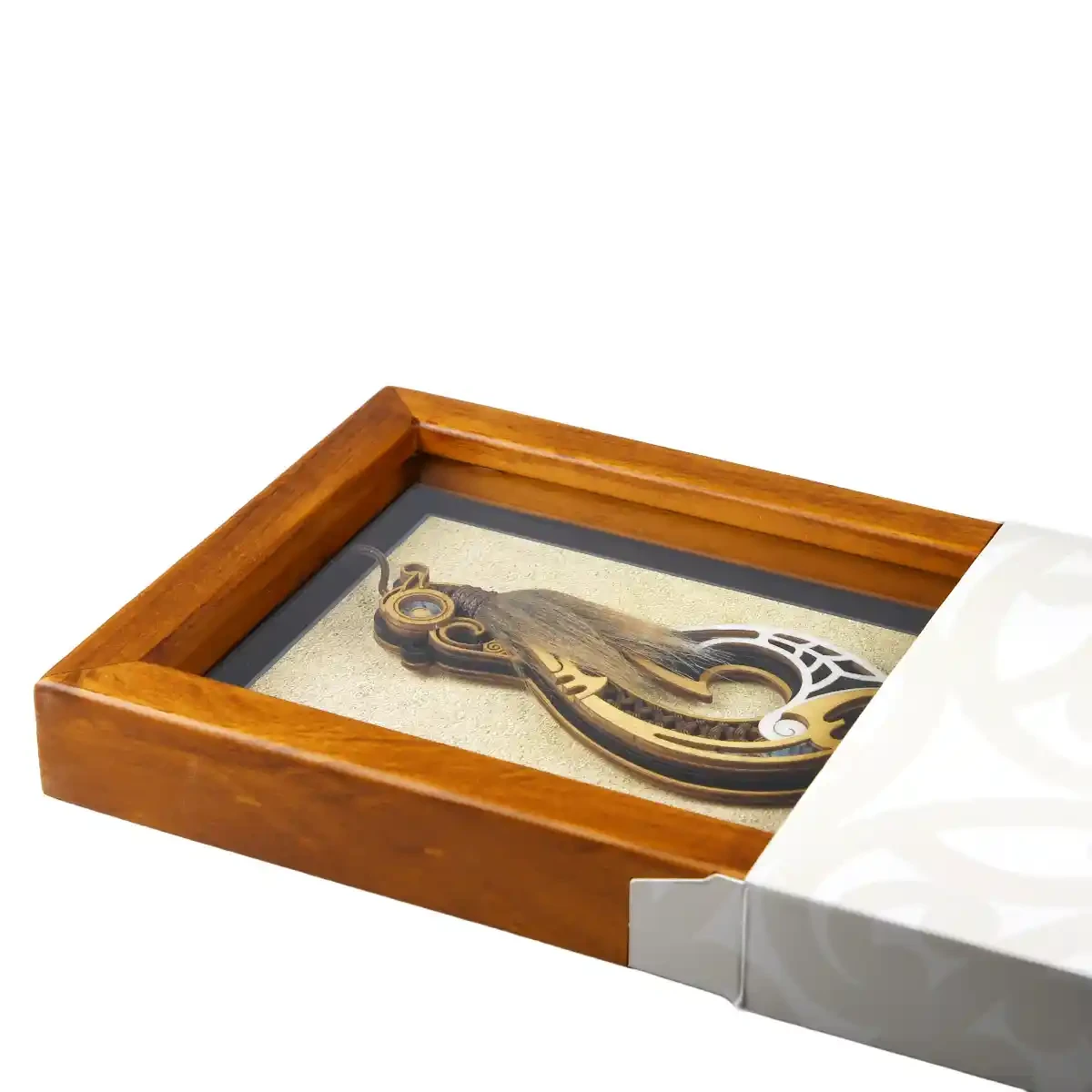 Māori wall art fishhook