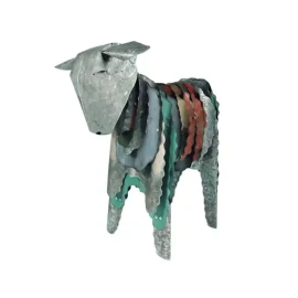 Corrugated iron lamb