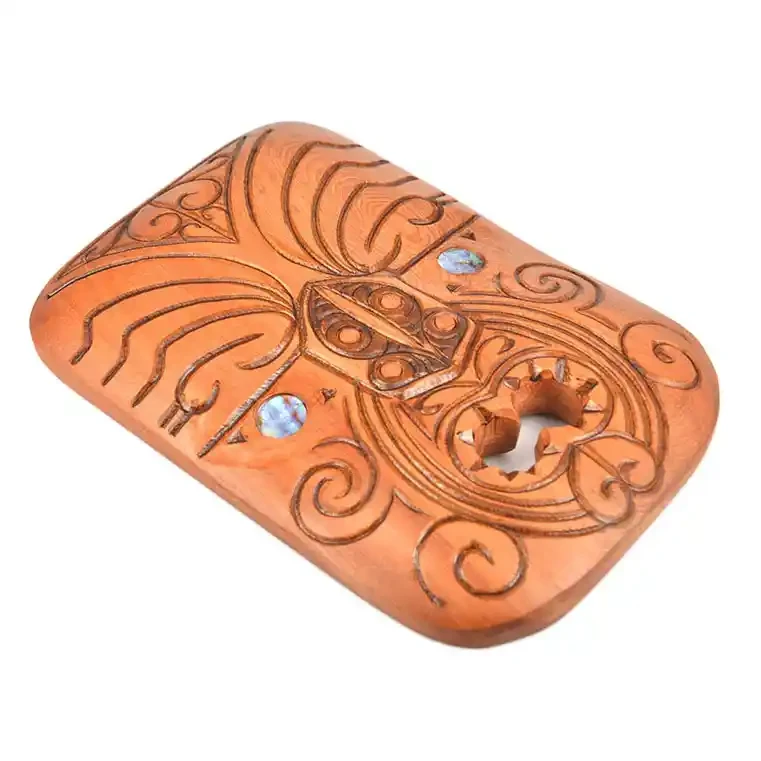 Māori pa mask with moko