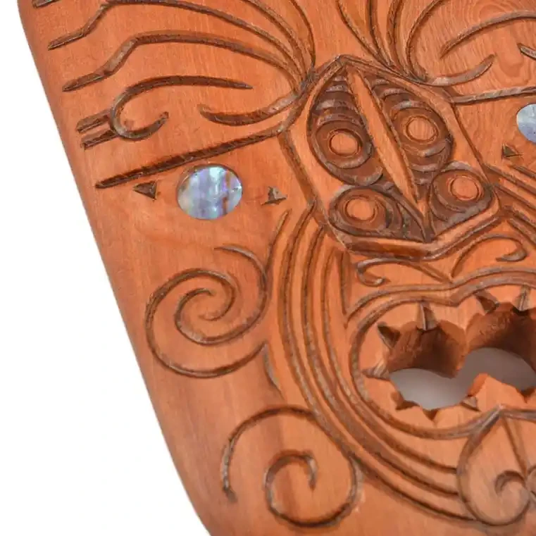 Māori pa mask with moko