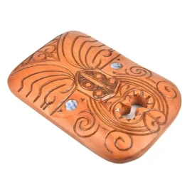 Māori pa mask with moko