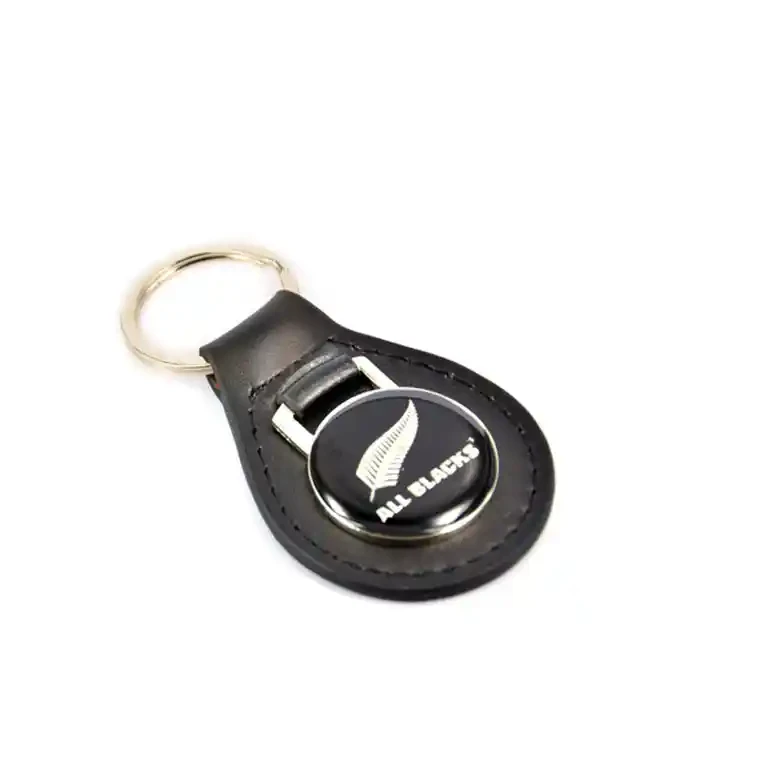 All Blacks leather keyring