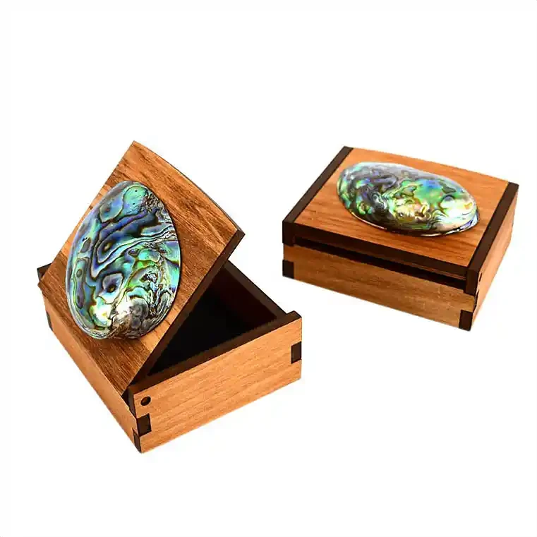 Rimu gift box with paua