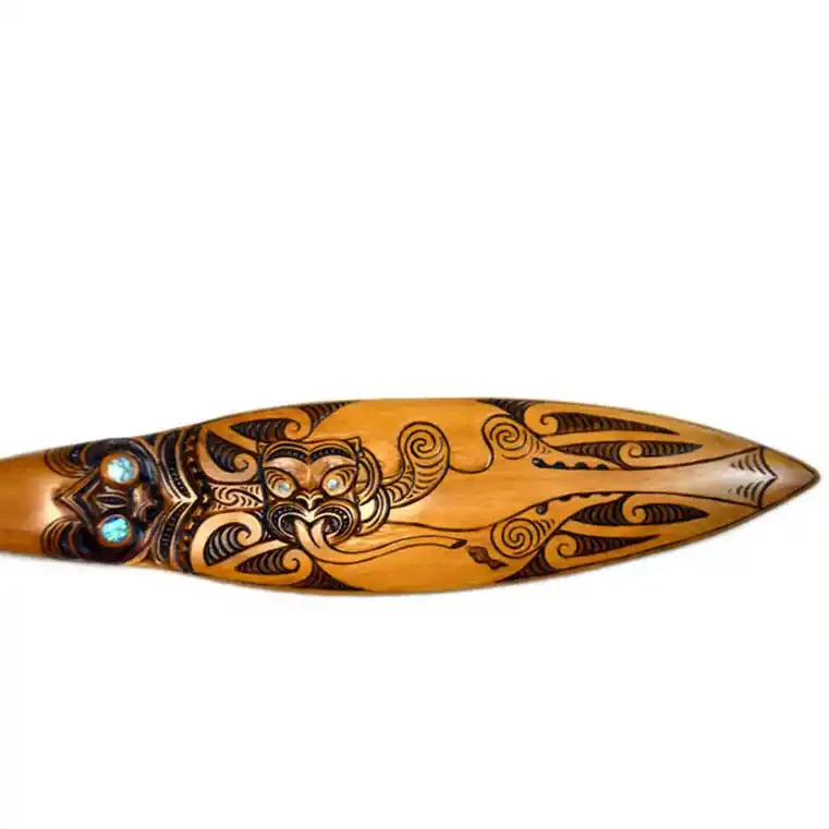 Large Māori waka hoe