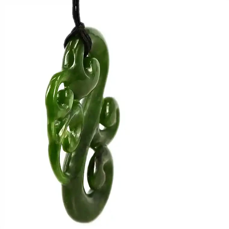Contemporary greenstone manaia pendant