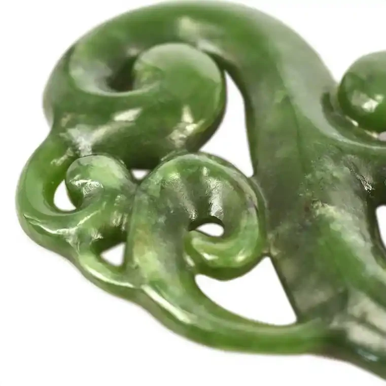 Contemporary greenstone manaia pendant