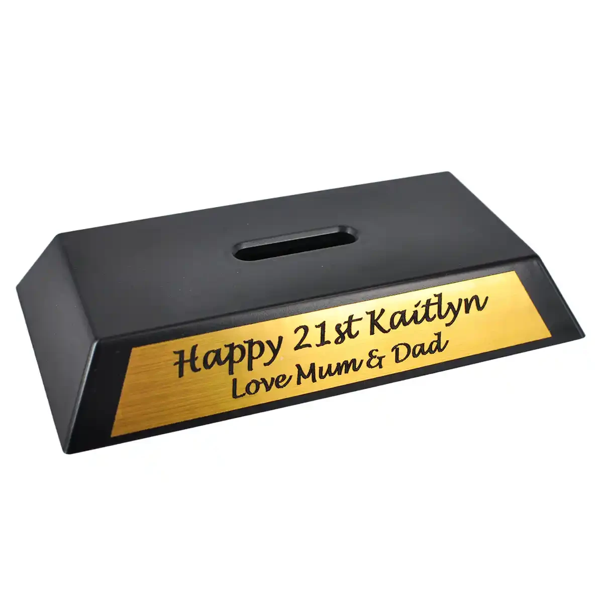 Large manaia trophy with engraving