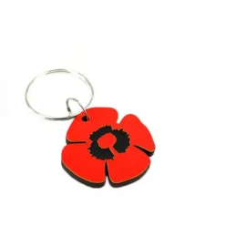 Poppy keyring