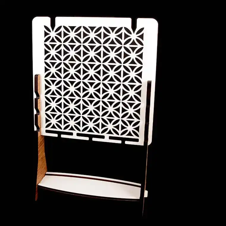 Jewellery stand with frangipani design