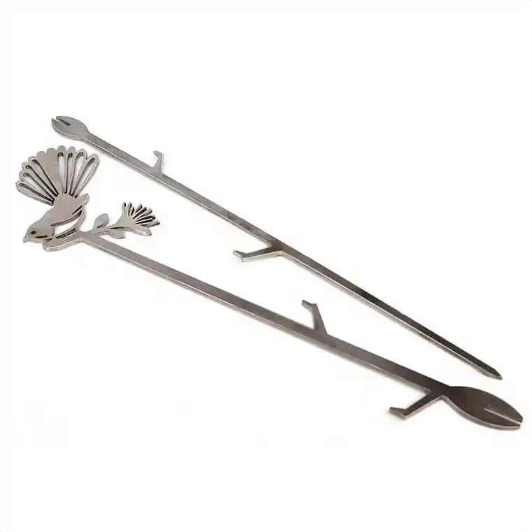 Metalbird fantail plant stake