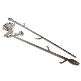 Metalbird fantail plant stake
