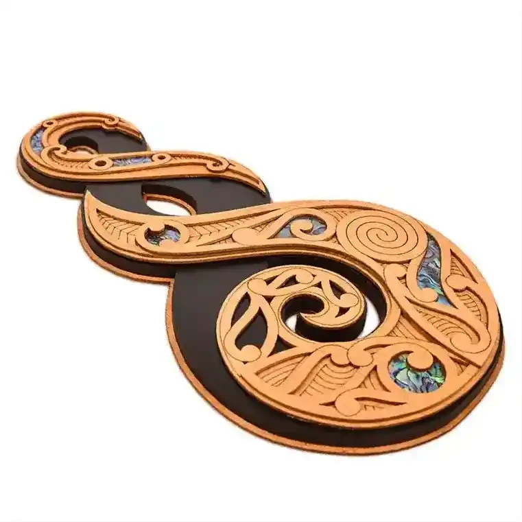 Large double twist wall decoration