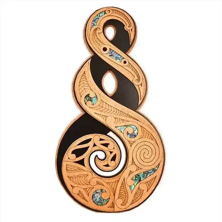 Large double twist wall decoration