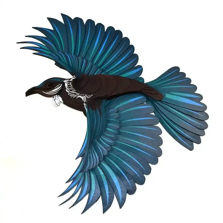 Tūī wall art 3D
