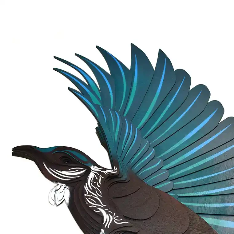 Tūī wall art 3D