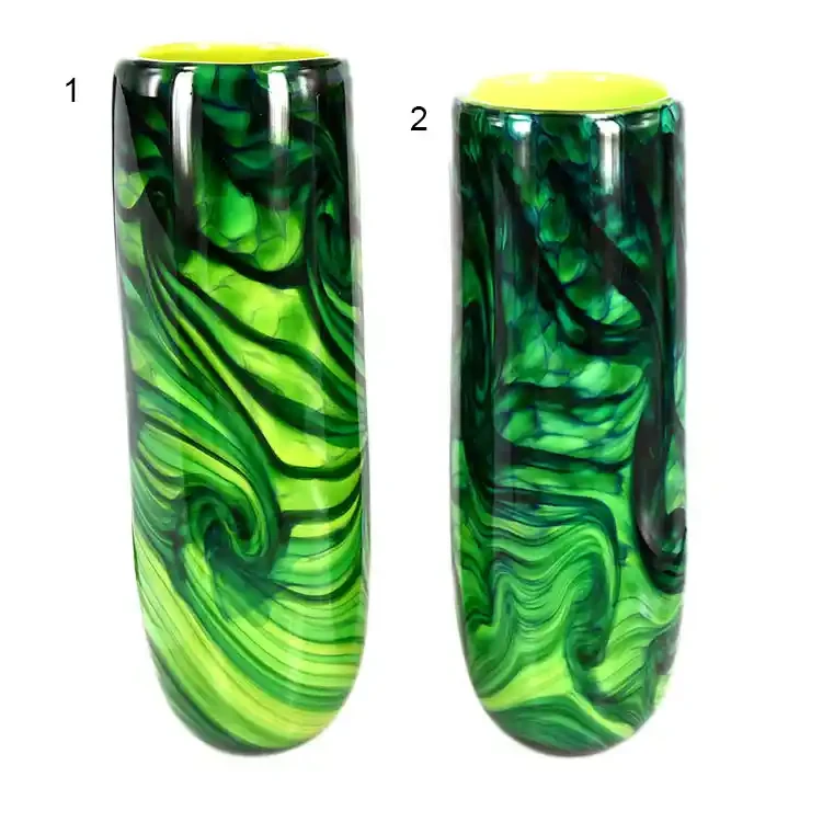 NZ made glass bush vase