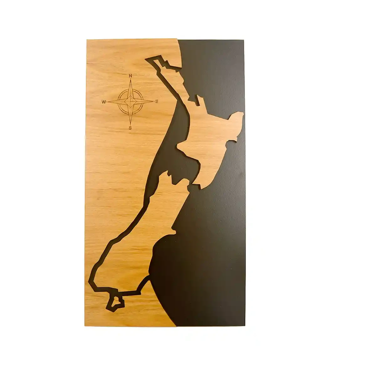 Māori wall art from rimu veneer Aotearoa - NZ