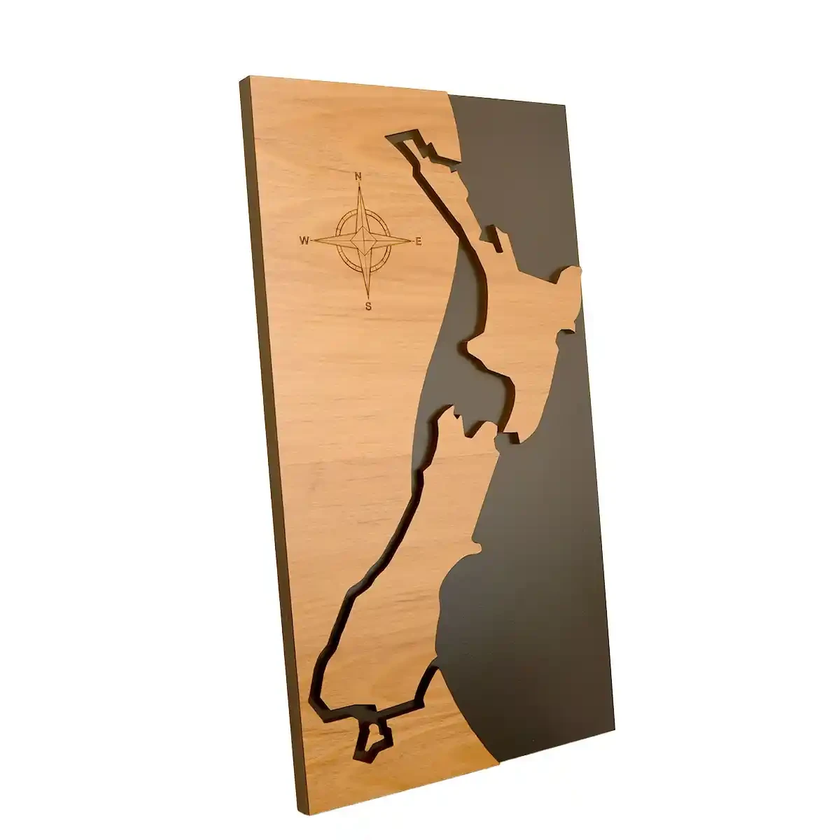 Māori wall art from rimu veneer Aotearoa - NZ