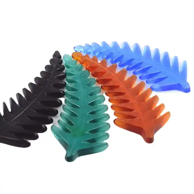 Glass ferns. Shiny finish