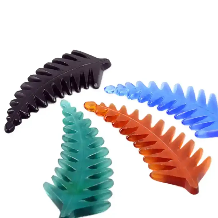 Glass ferns. Shiny finish