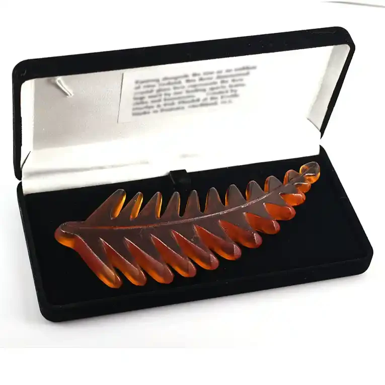 Glass ferns. Shiny finish