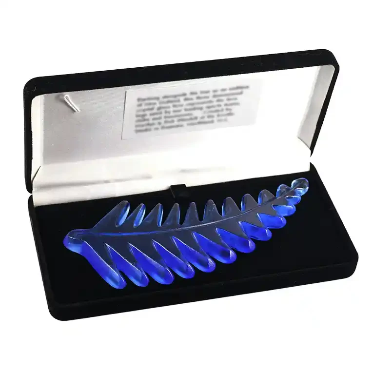 Glass ferns. Shiny finish