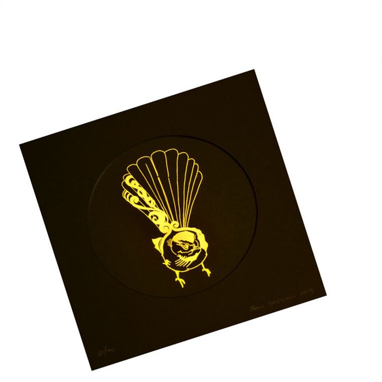 Fantail print limited edition