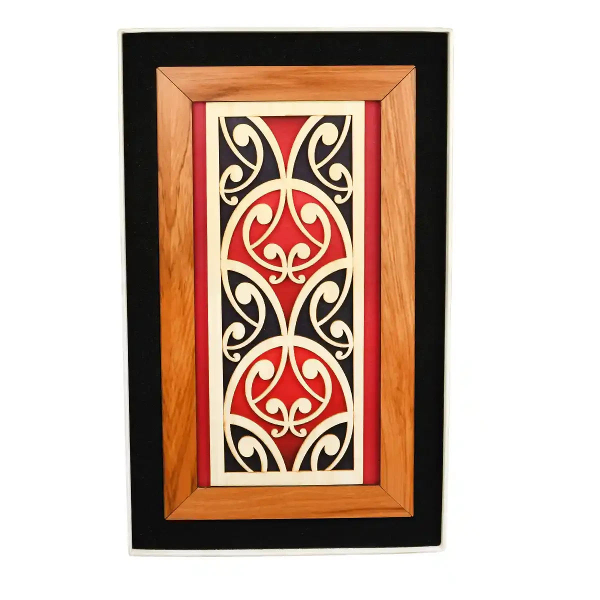 Contemporary Māori wall art fishscale