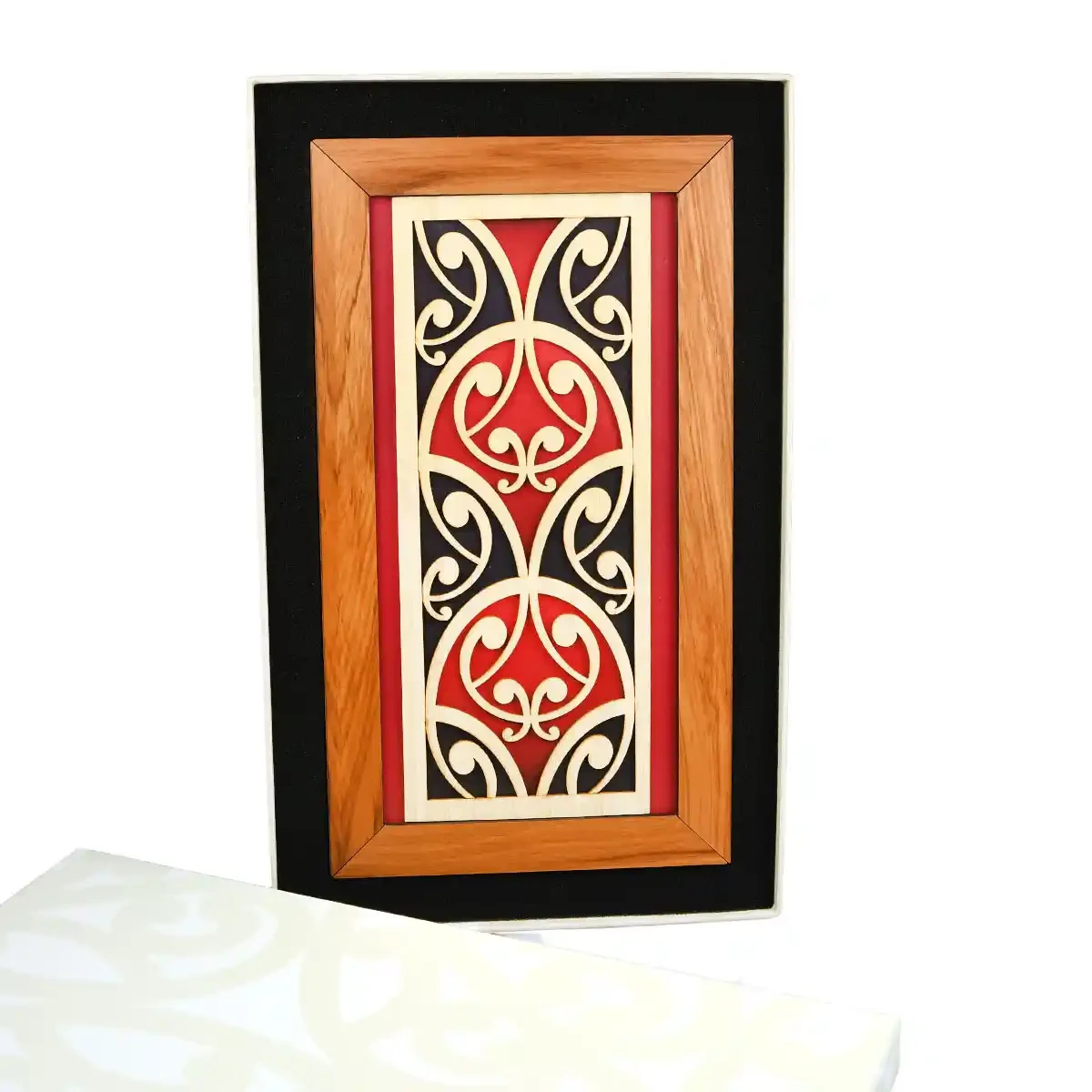 Contemporary Māori wall art fishscale