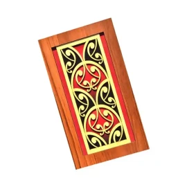 Contemporary Māori wall art fishscale
