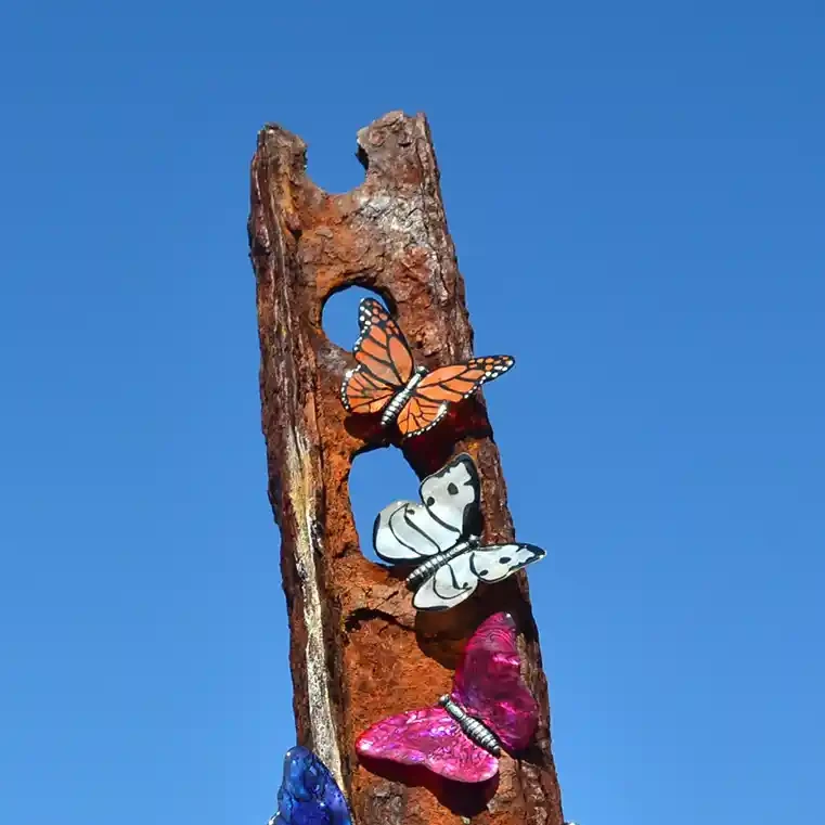Paua shell butterflies