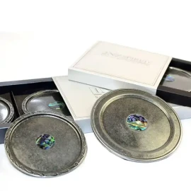 Wine glass coasters