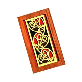 Contemporary Māori wall art heart
