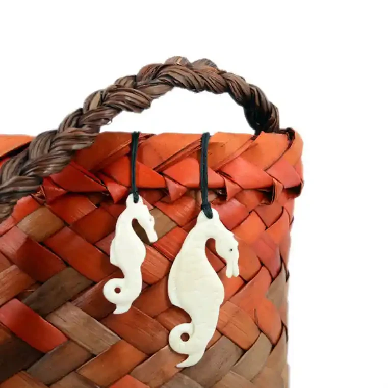 Seahorse bone carvings