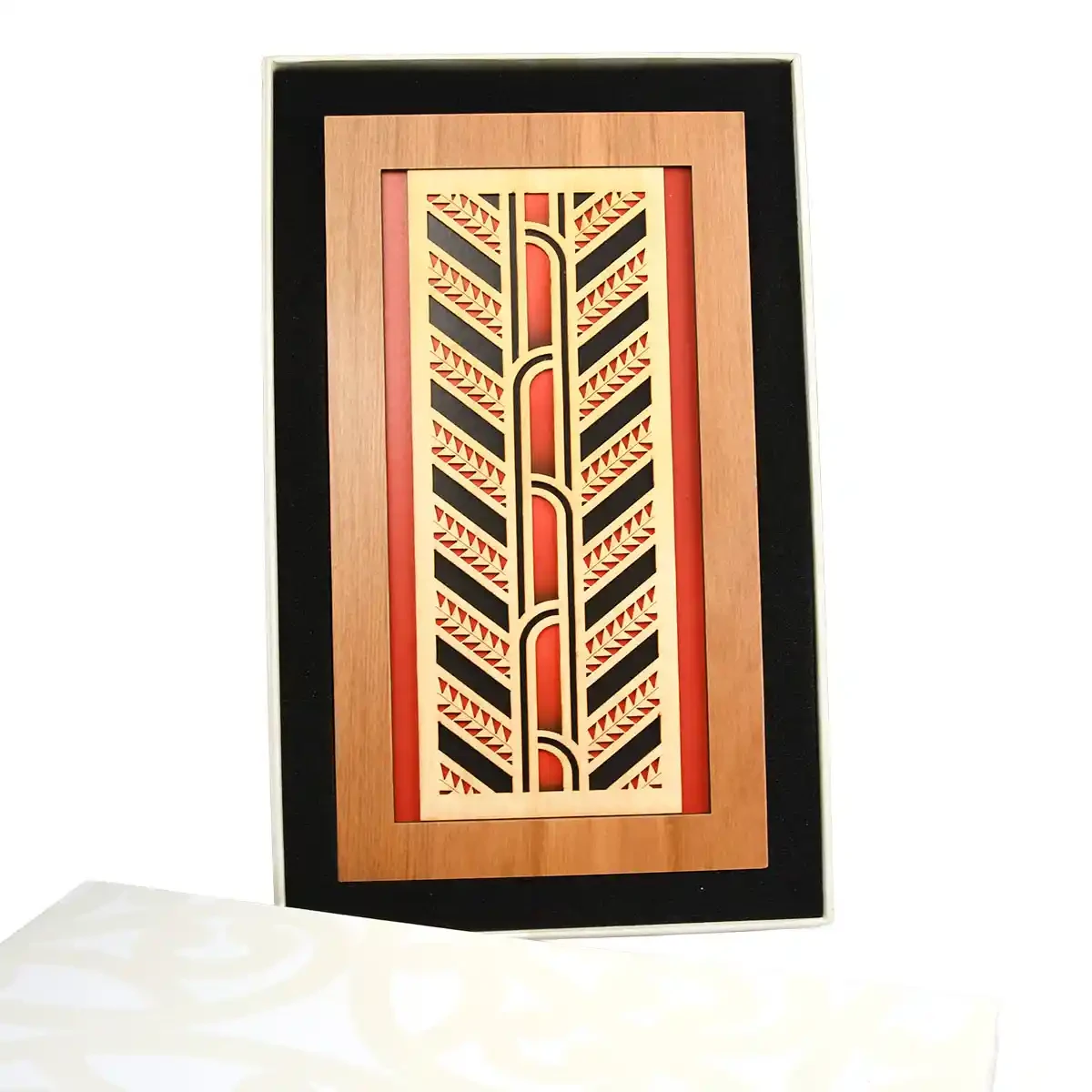 Contemporary Māori wall art rafter