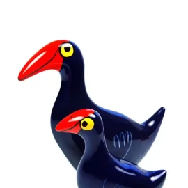 Ceramic pukeko garden arts
