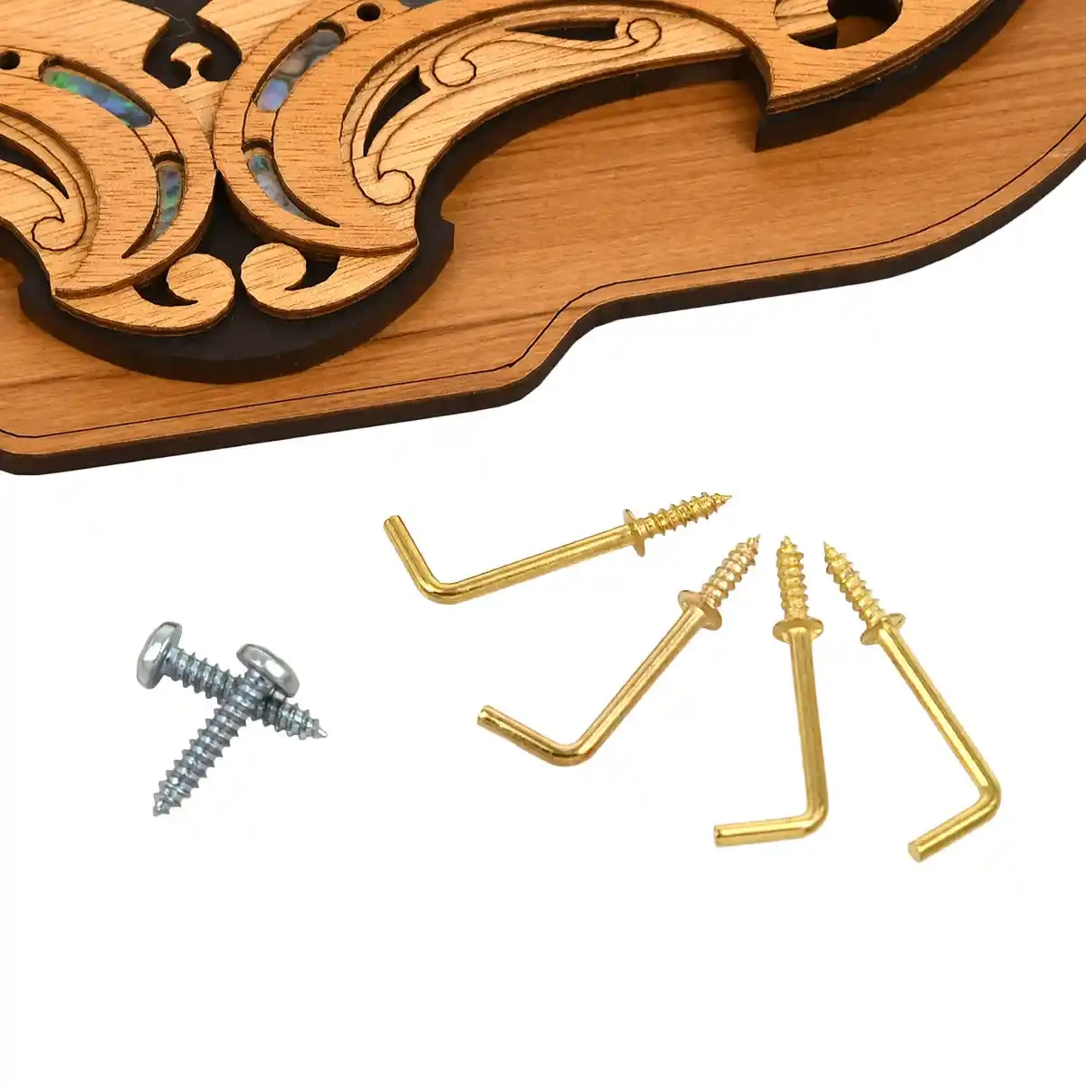 Māori whale tail key rack