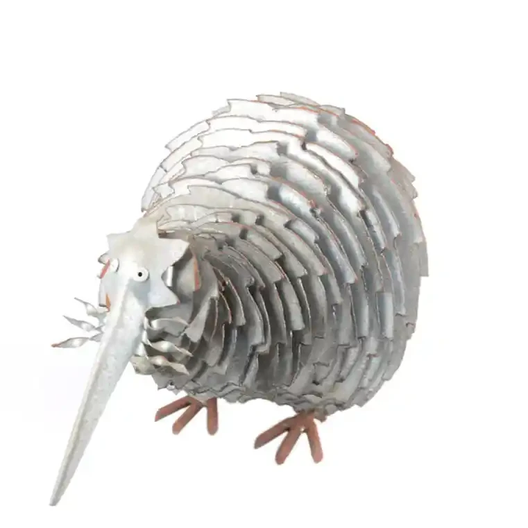 Galvanised iron sawblade kiwi