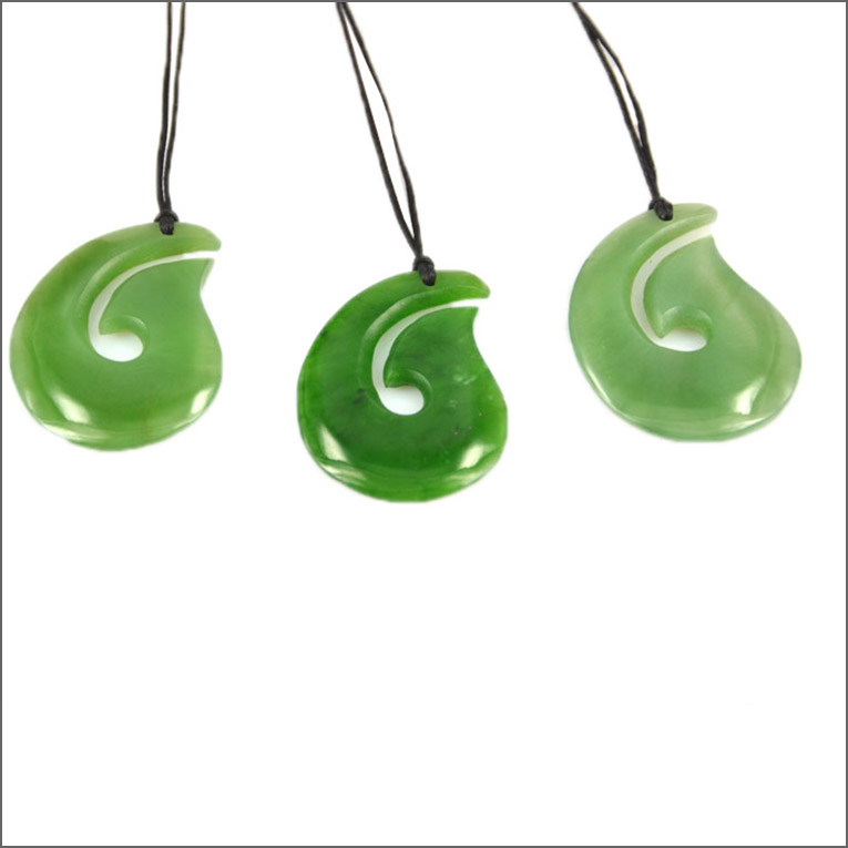 Small greenstone fish hook